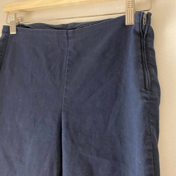 DIVIDED NAVY BLUE FITTED PANTS - Picture 2 of 5
